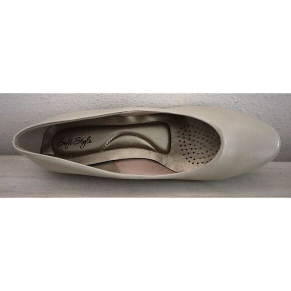 Soft Style x Hush Puppies H79652 Women's Sz 9 Natural/Beige Angel II Dress Pumps - Picture 6 of 8